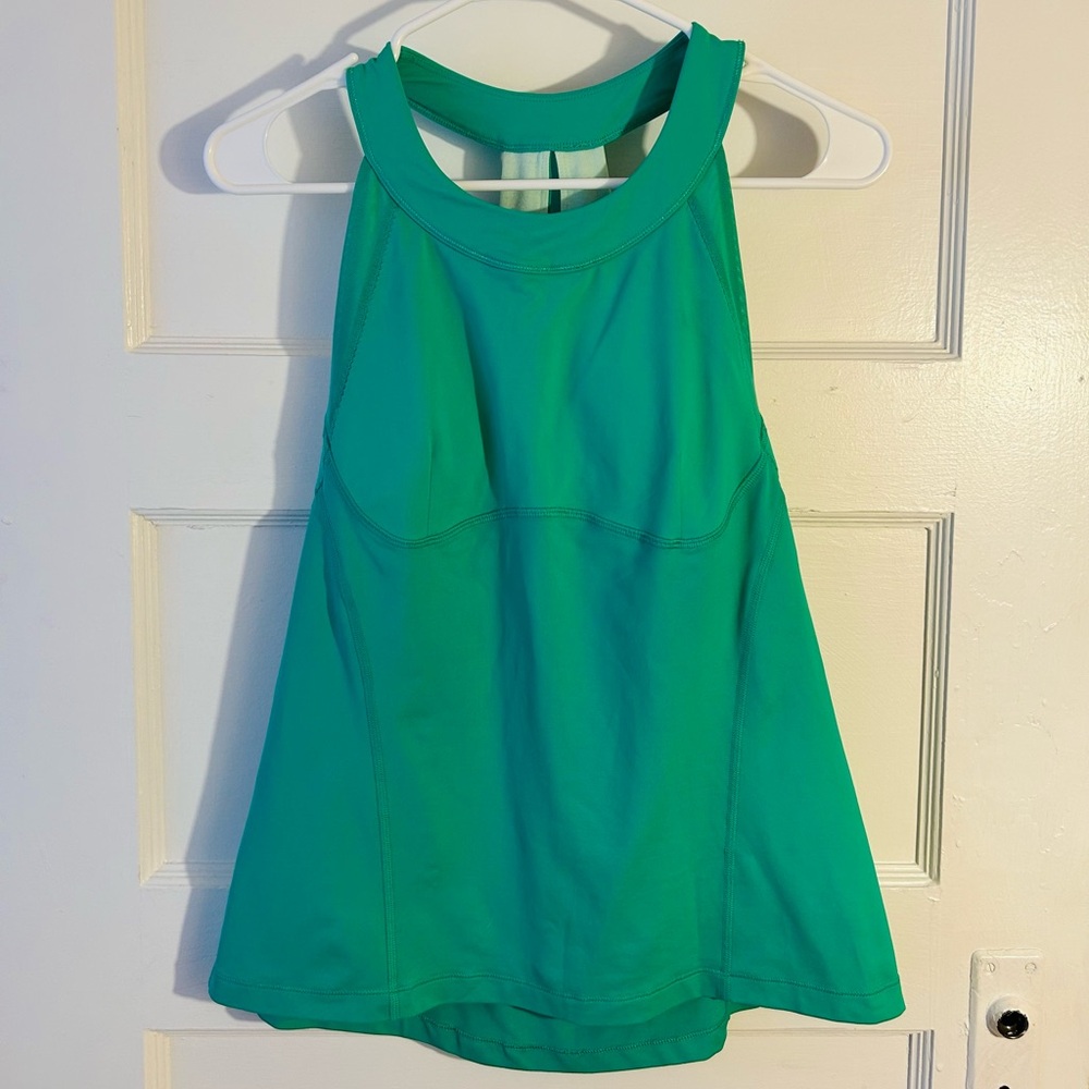 Lululemon green halter style tank top